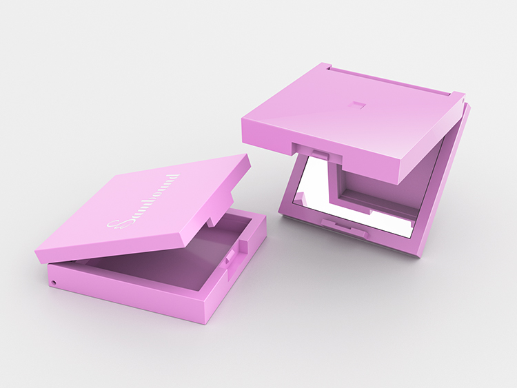 空方形高光腮紅粉盒包裝定制