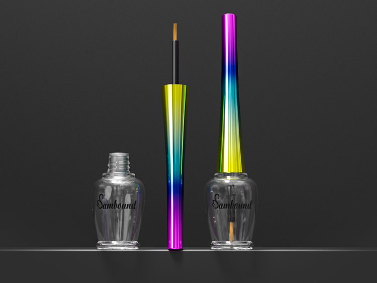 漸變色眼線增長(zhǎng)液空瓶注塑加工