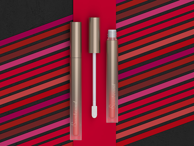 磨砂漸變空唇彩管注塑加工